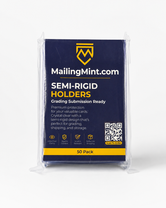 Mailing Mint Semi-Rigid Holders — 50 Pack