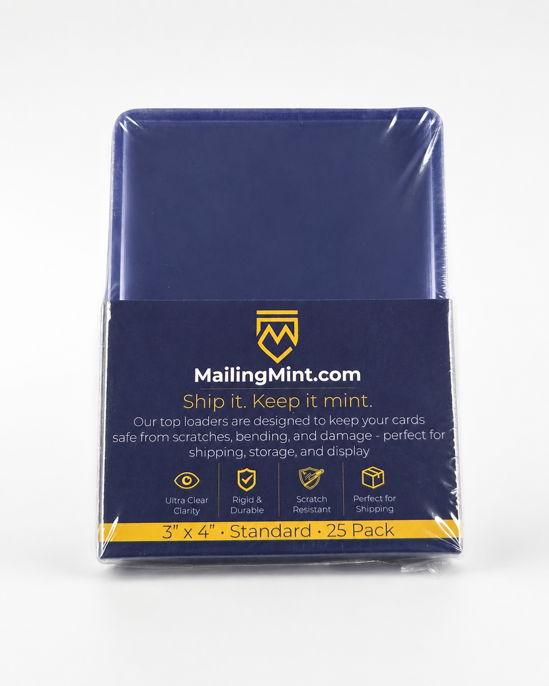Mailing Mint Top Loaders — Standard Size 25 Pack
